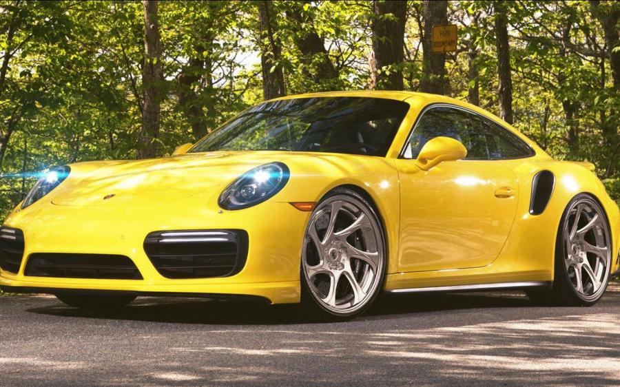 Porsche 911 Turbo on Premier Edition Wheels (CSD-F) (991) '2019